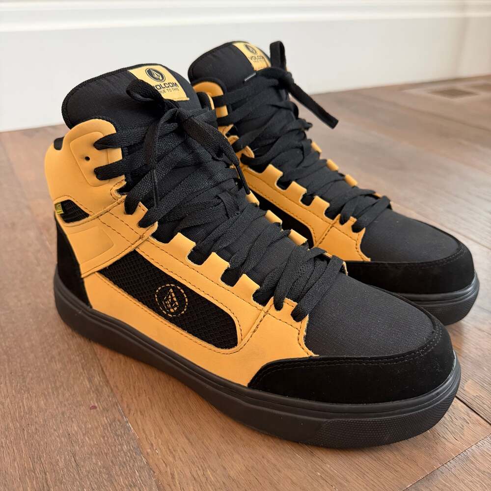Volcom Workwear High-Top Safety Shoes ~ Composite Toe ~ Men's Size 8.5